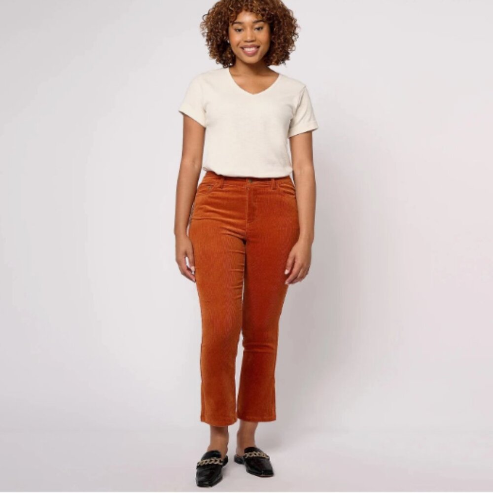 Studio Park x Leah Williams Tall Corduroy Pant-Cider-Tall 14-NEW-A619290